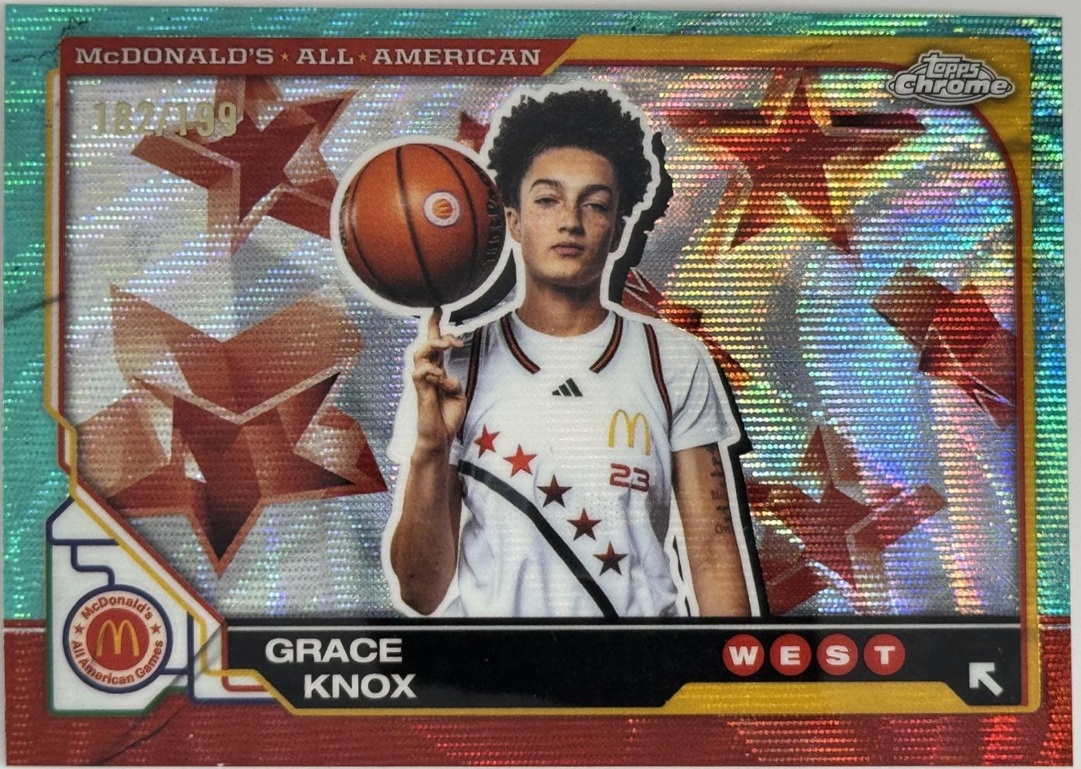 Grace Knox [Aqua Wave Refractor] #74