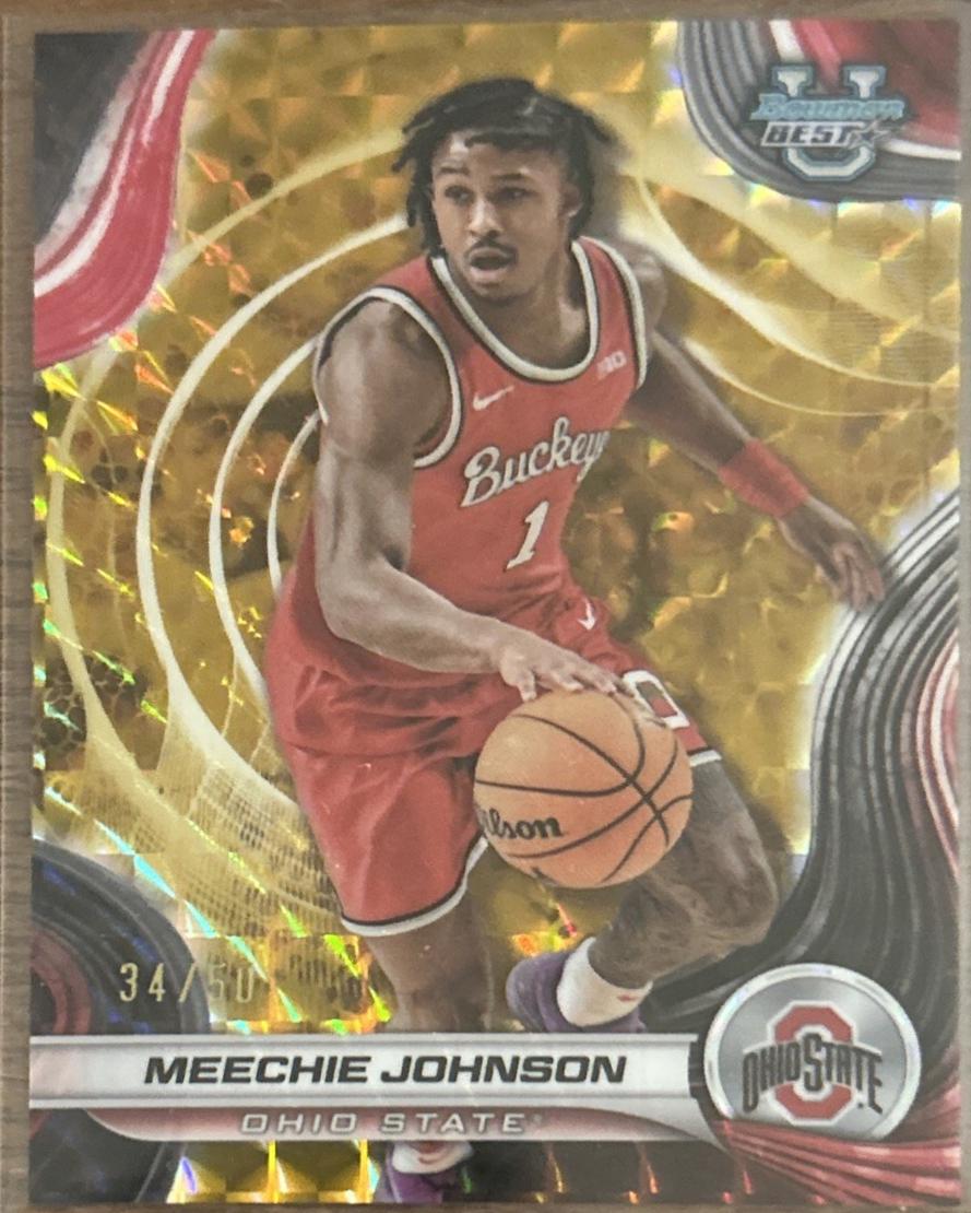 Meechie Johnson [Gold Geometric Refractor] #55