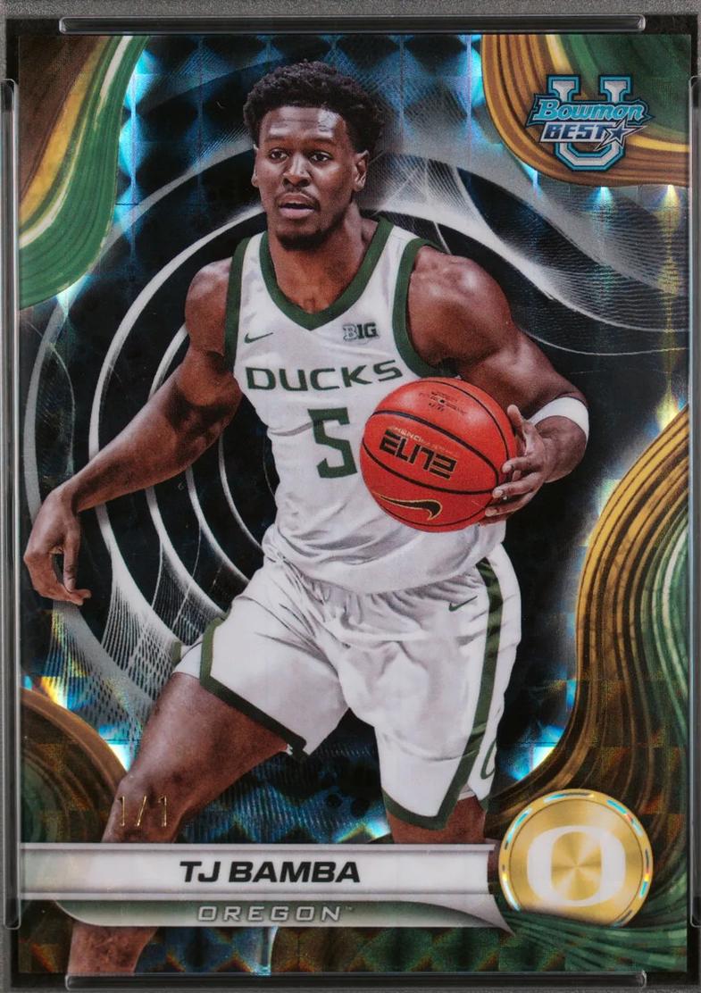 TJ Bamba [Black Geometric Refractor] #80