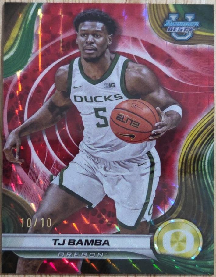 TJ Bamba [Red Geometric Refractor] #80