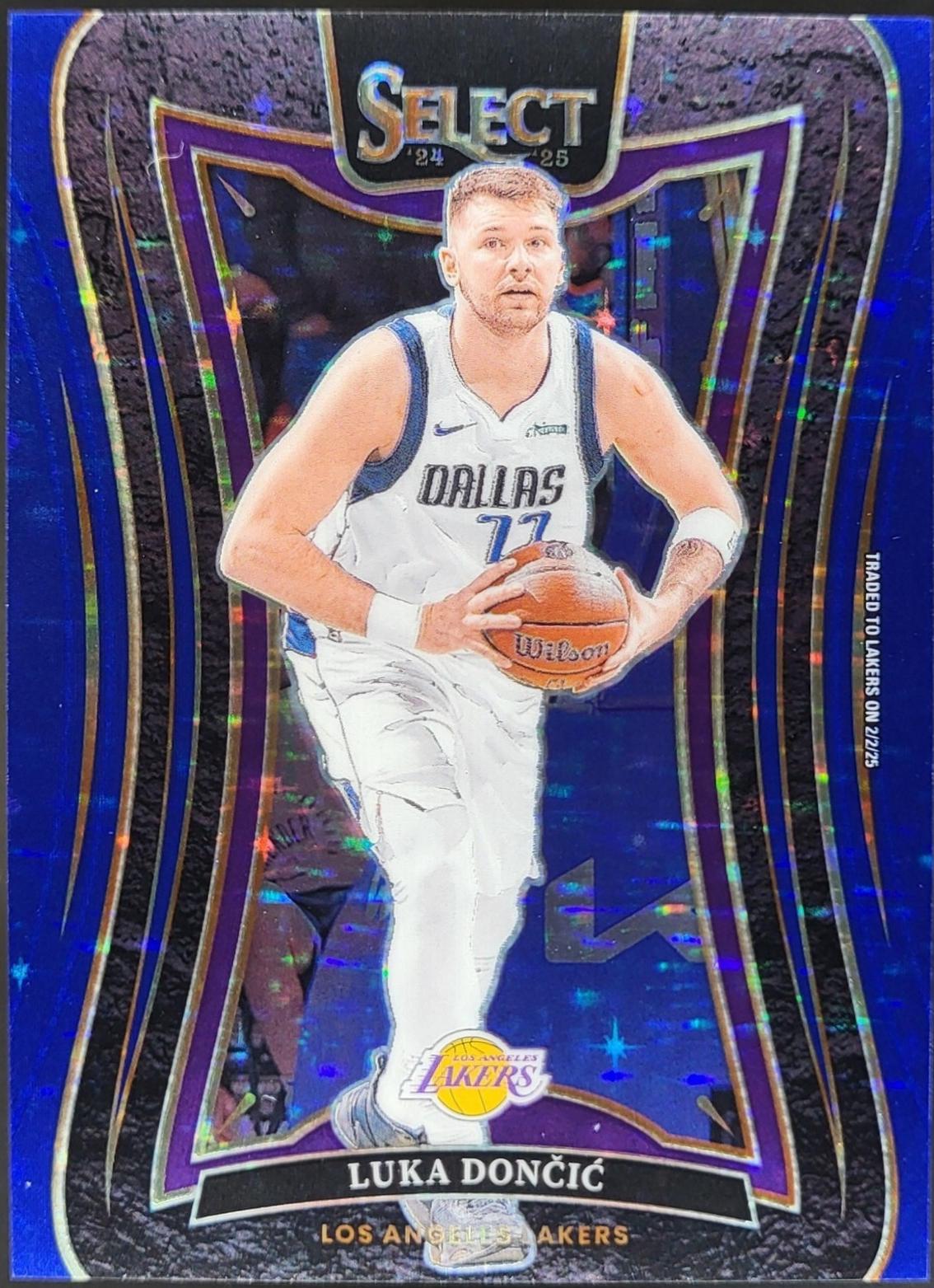 Luka Doncic [Blue Stars Prizm] #347