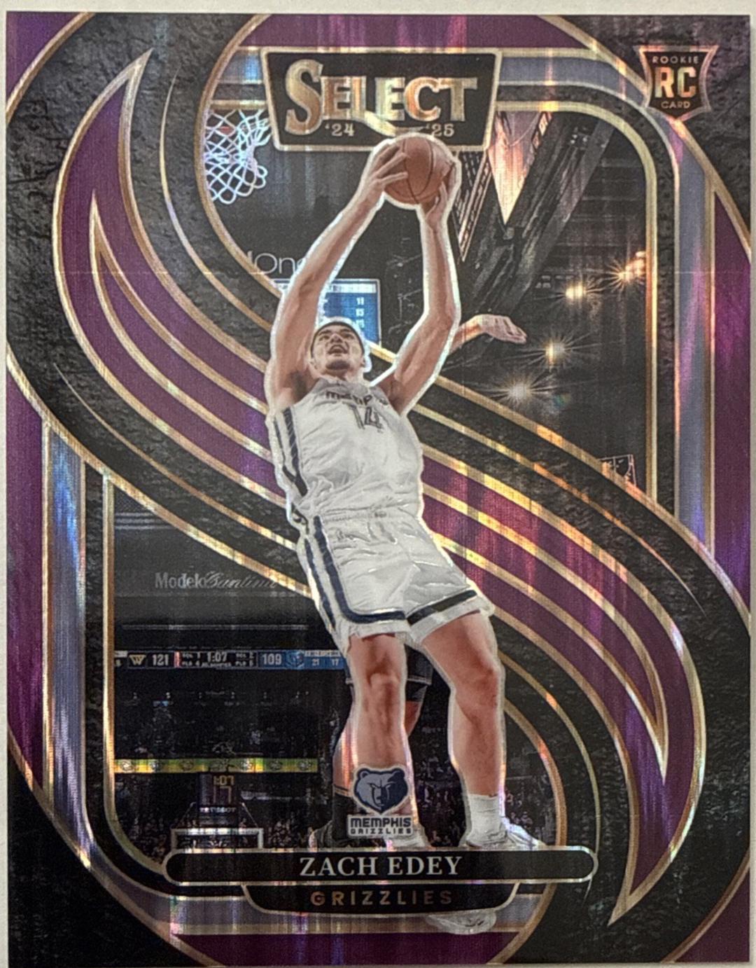 Zach Edey [Purple Flash Prizm] #192