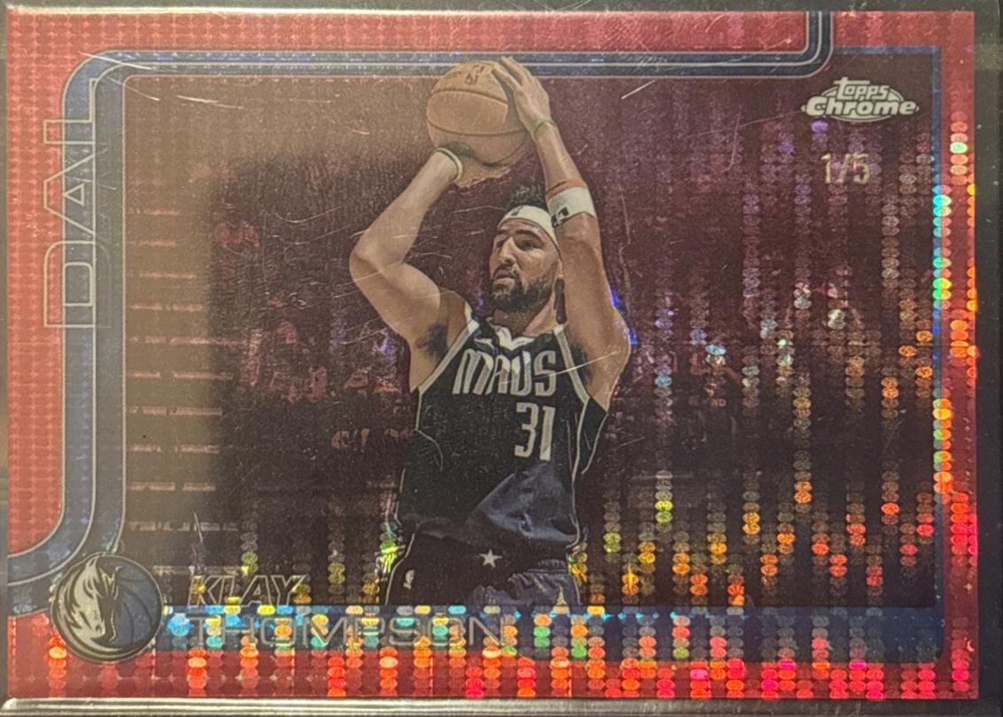 Klay Thompson [Pulsar Red Refractor] #42