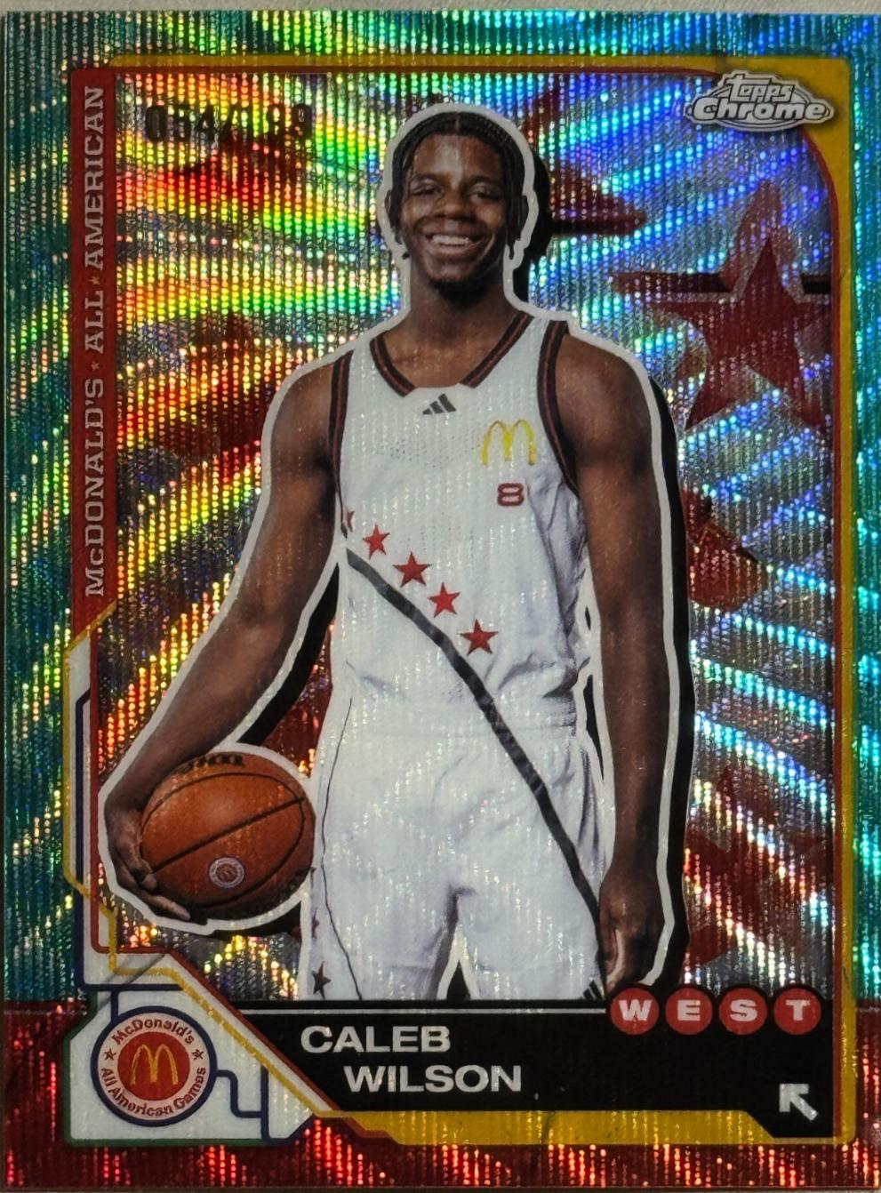 Caleb Wilson [Aqua Wave Refractor] #10