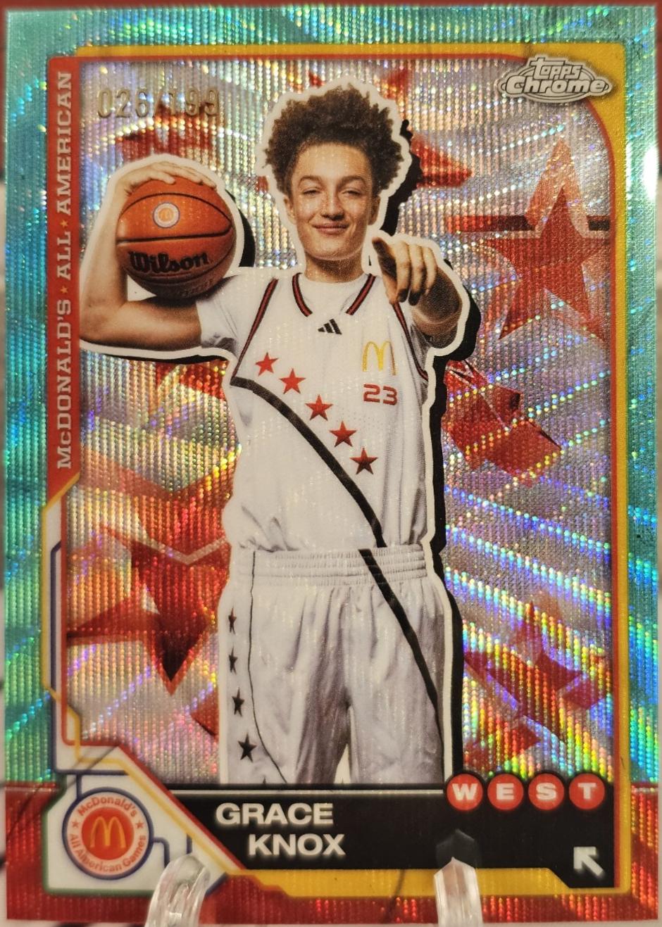 Grace Knox [Aqua Wave Refractor] #36