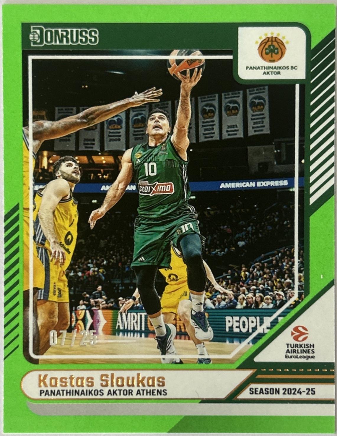 Kostas Sloukas [Neon Green Flood] #54