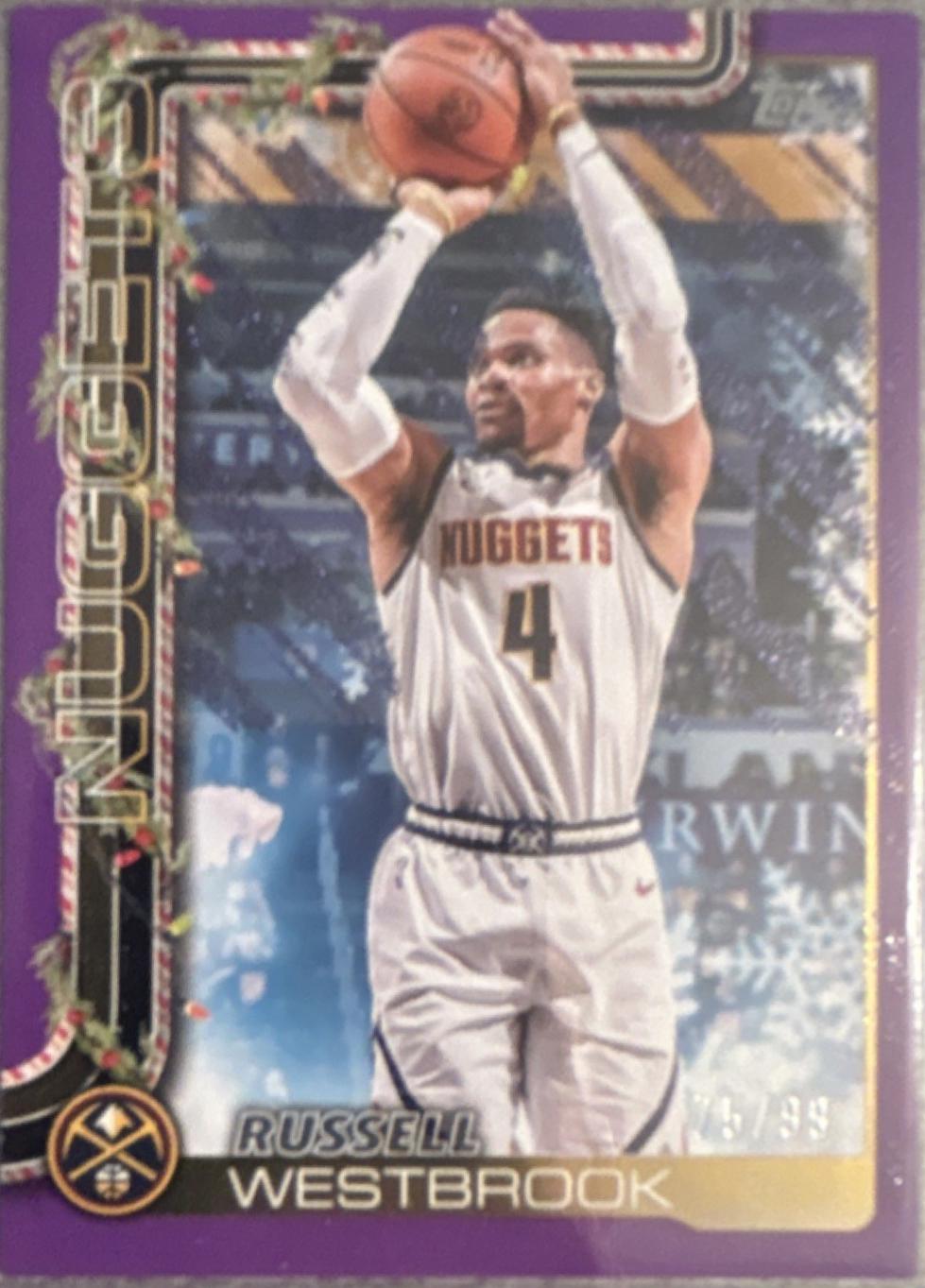 Russell Westbrook [Purple Metallic Glitter] #H81
