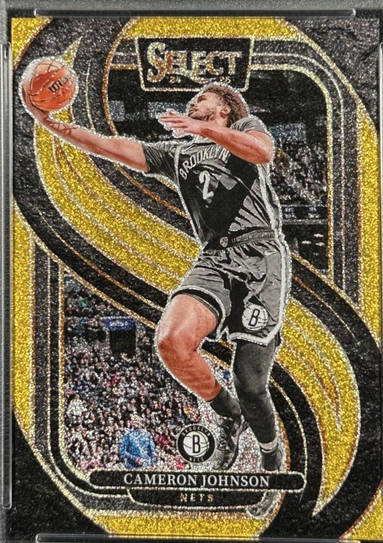 Cameron Johnson [Gold Glitter Prizm] #121