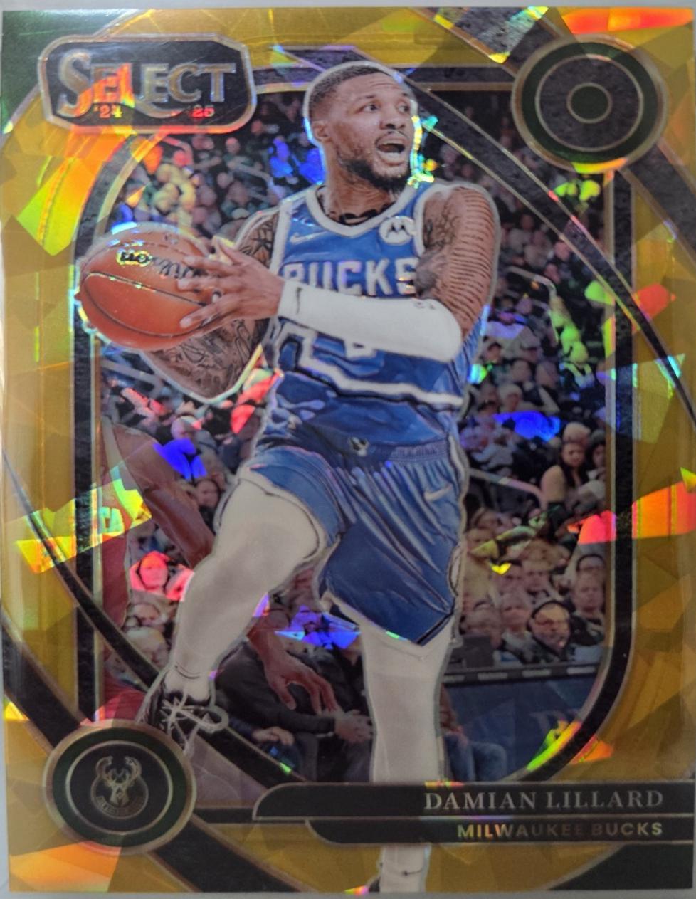 Damian Lillard [Gold Cracked ice Prizm] #227