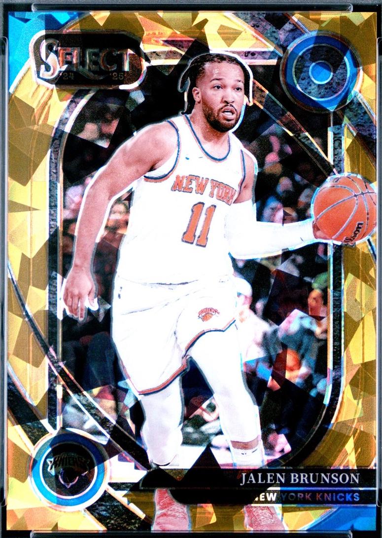 Jalen Brunson [Gold Cracked ice Prizm] #228
