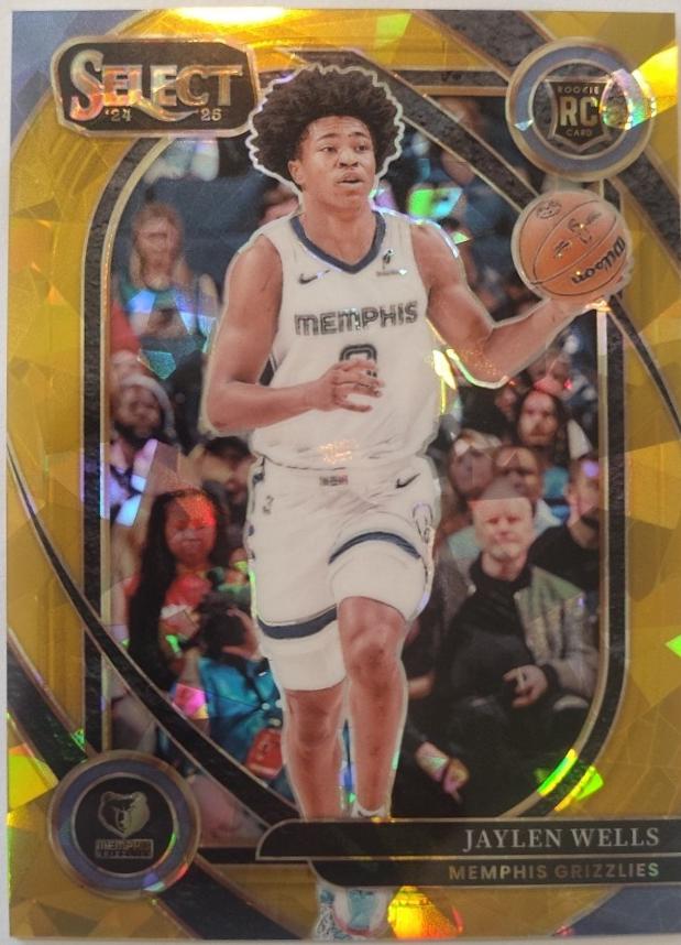 Jaylen Wells [Gold Cracked ice Prizm] #267