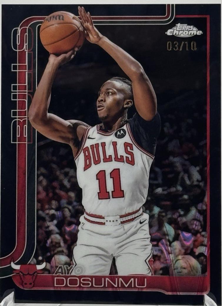 Ayo Dosunmu [RayWave Black Refractor] #95