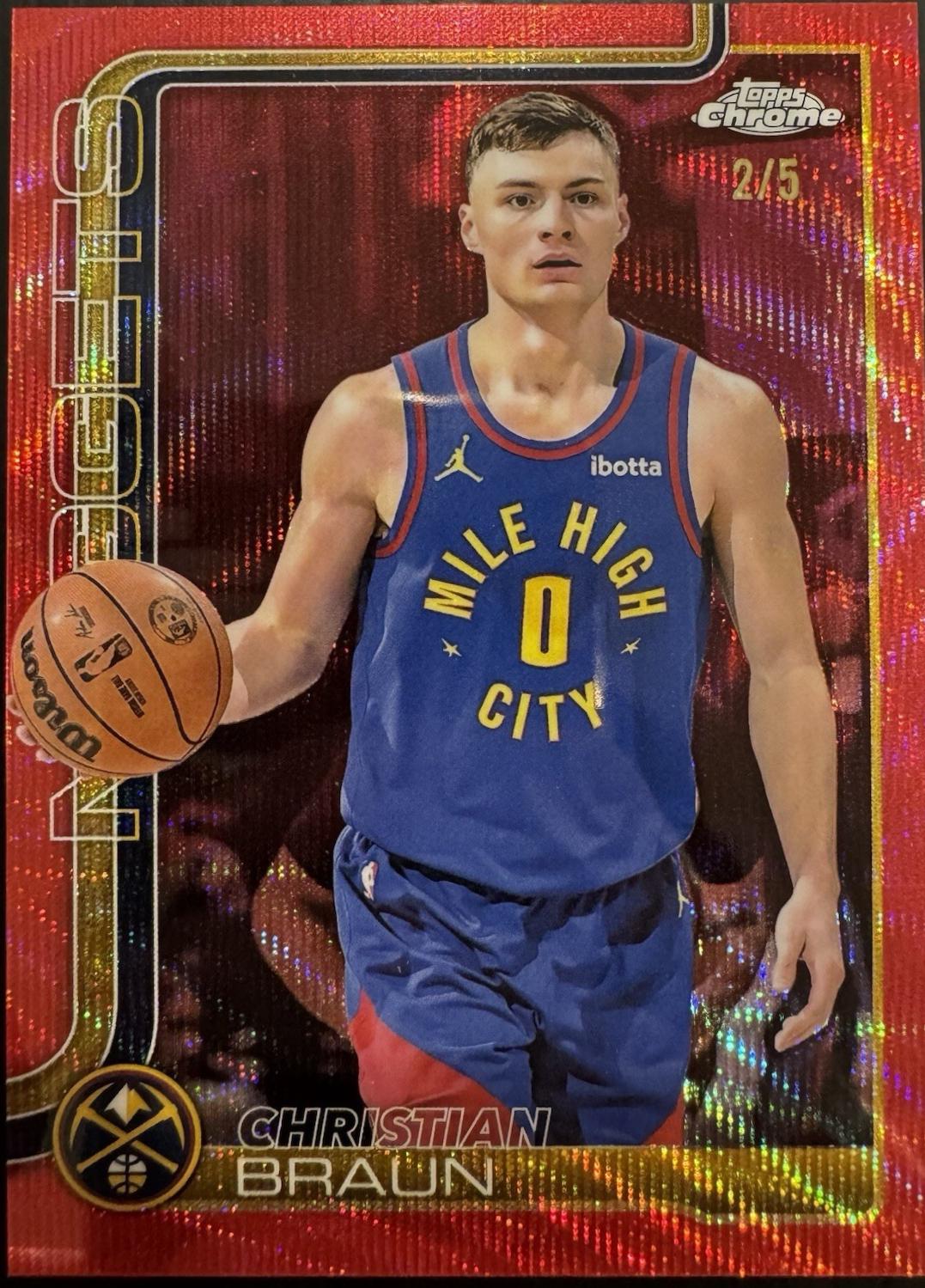 Christian Braun [Red Wave Refractor] #82