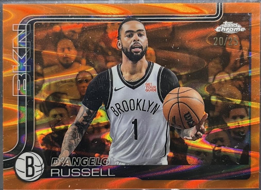 D'Angelo Russell [RayWave Orange Refractor] #79