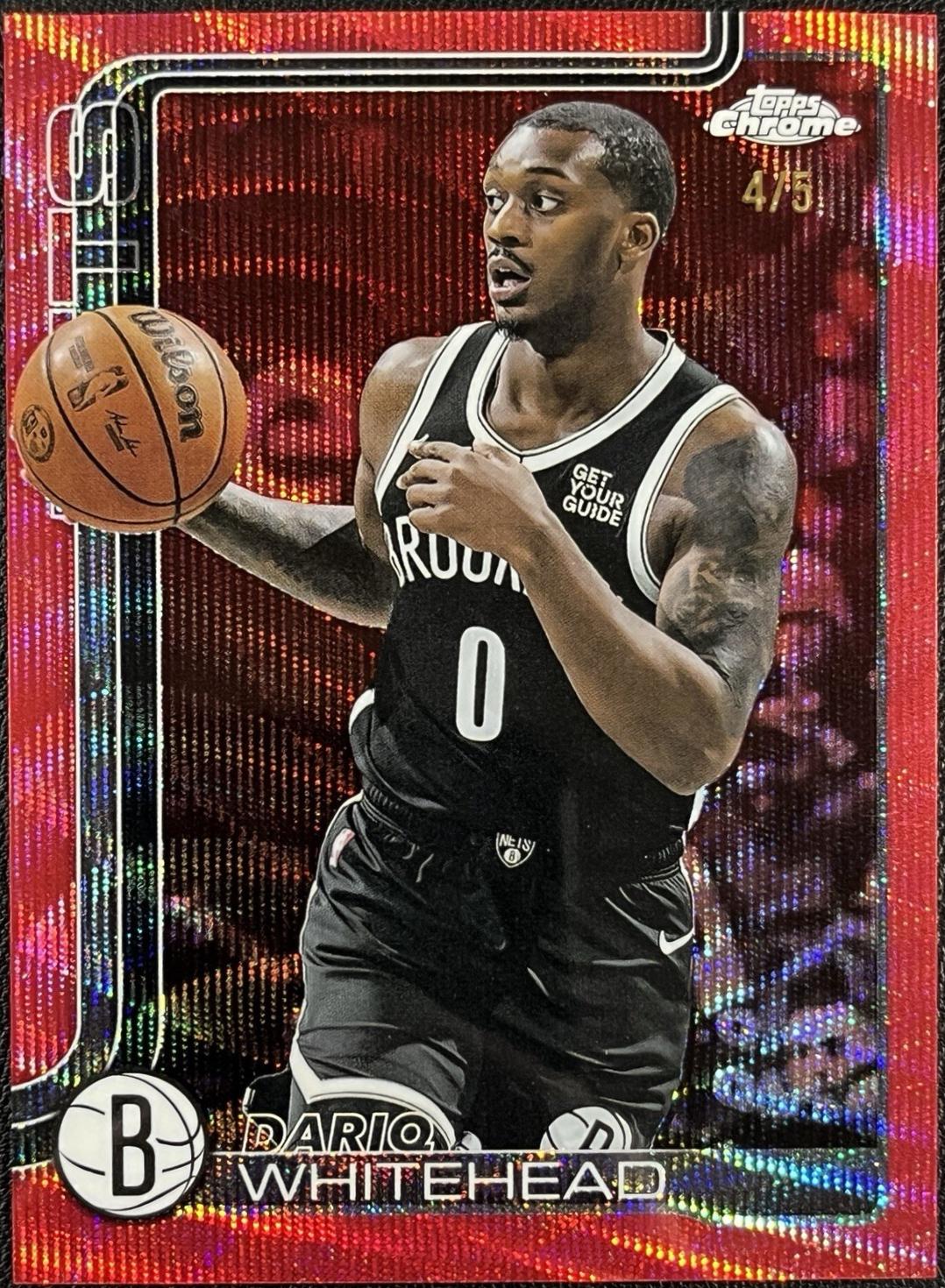 Dariq Whitehead [Red Wave Refractor] #91