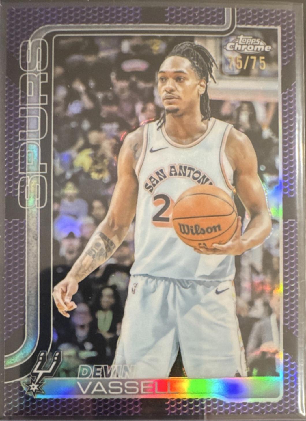Devin Vassell [Purple Basketball Refractor] #202