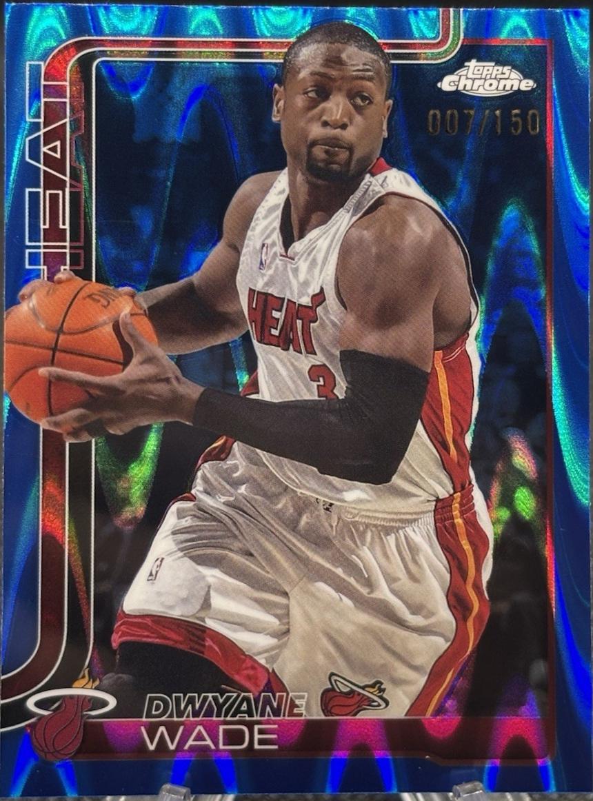 Dwyane Wade [Blue Basketball Refractor] #241