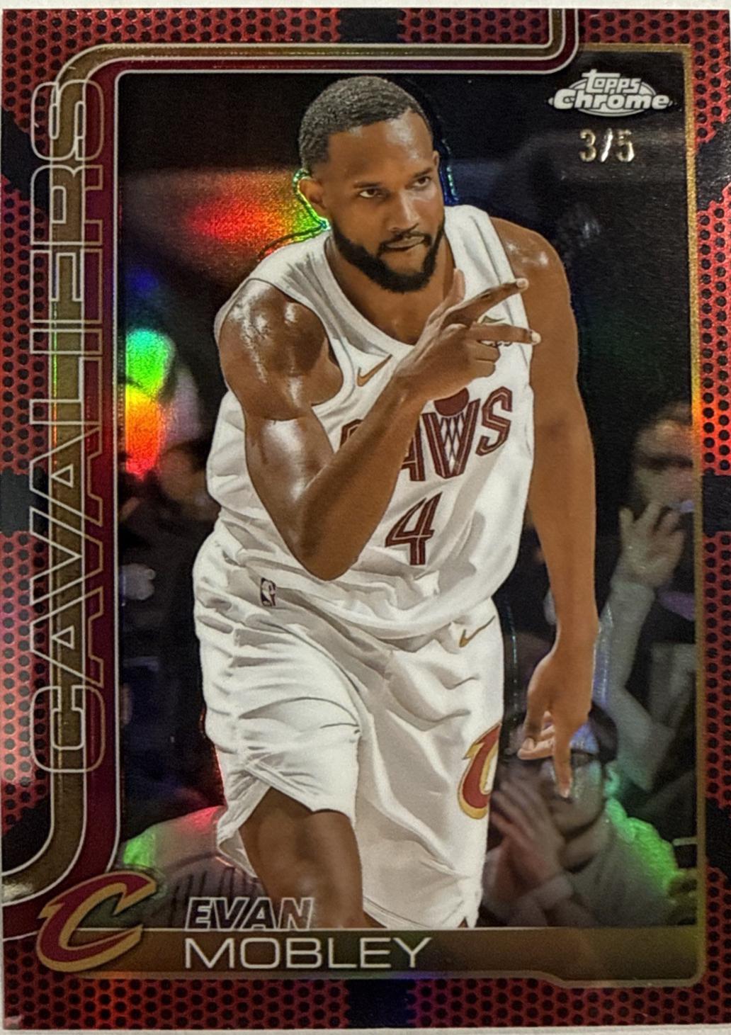Evan Mobley [Red Basketball Refractor] #67