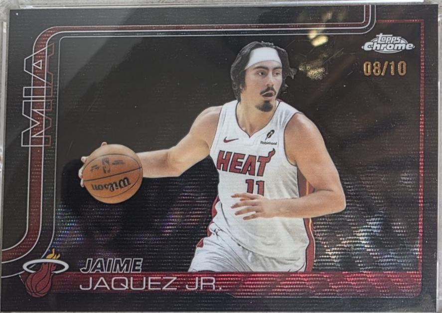 Jaime Jaquez Jr. [Black Basketball Refractor] #161