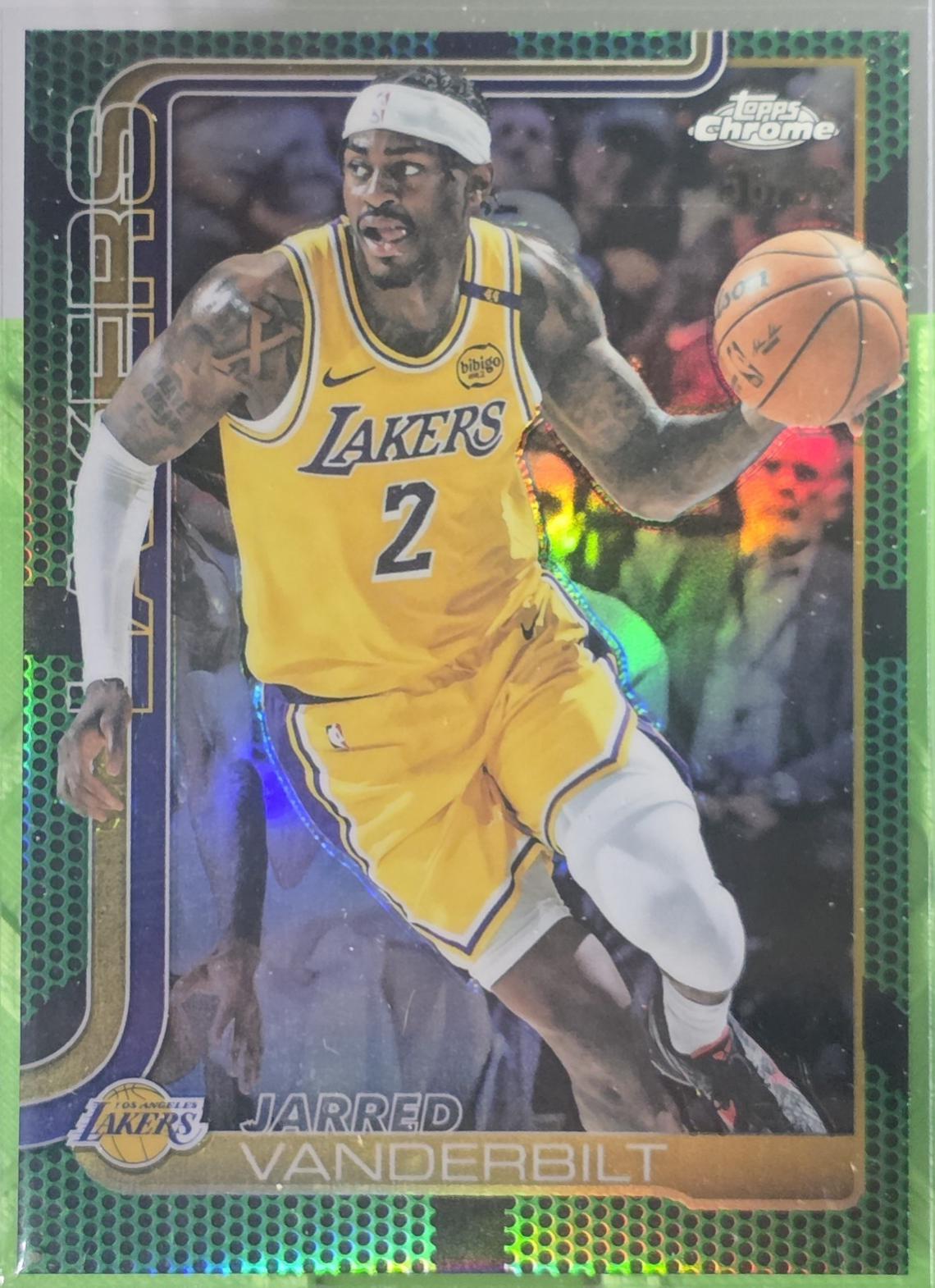 Jarred Vanderbilt [Green Basketball Refractor] #154