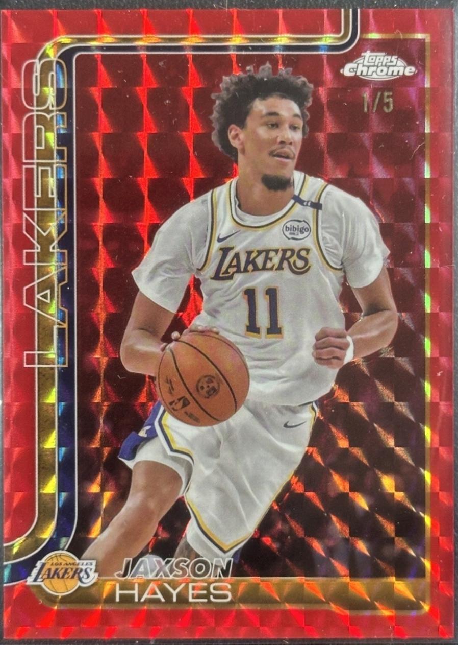 Jaxson Hayes [Red Geometric Refractor] #125