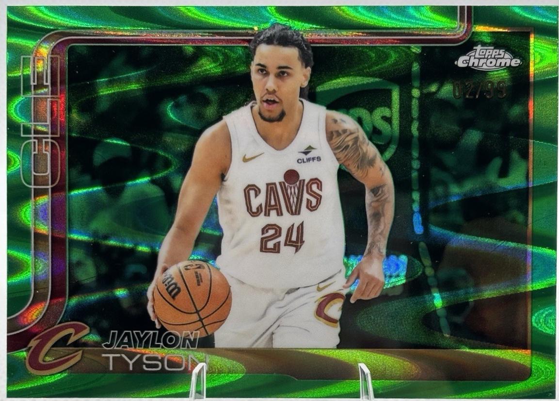 Jaylon Tyson [RayWave Green Refractor] #50