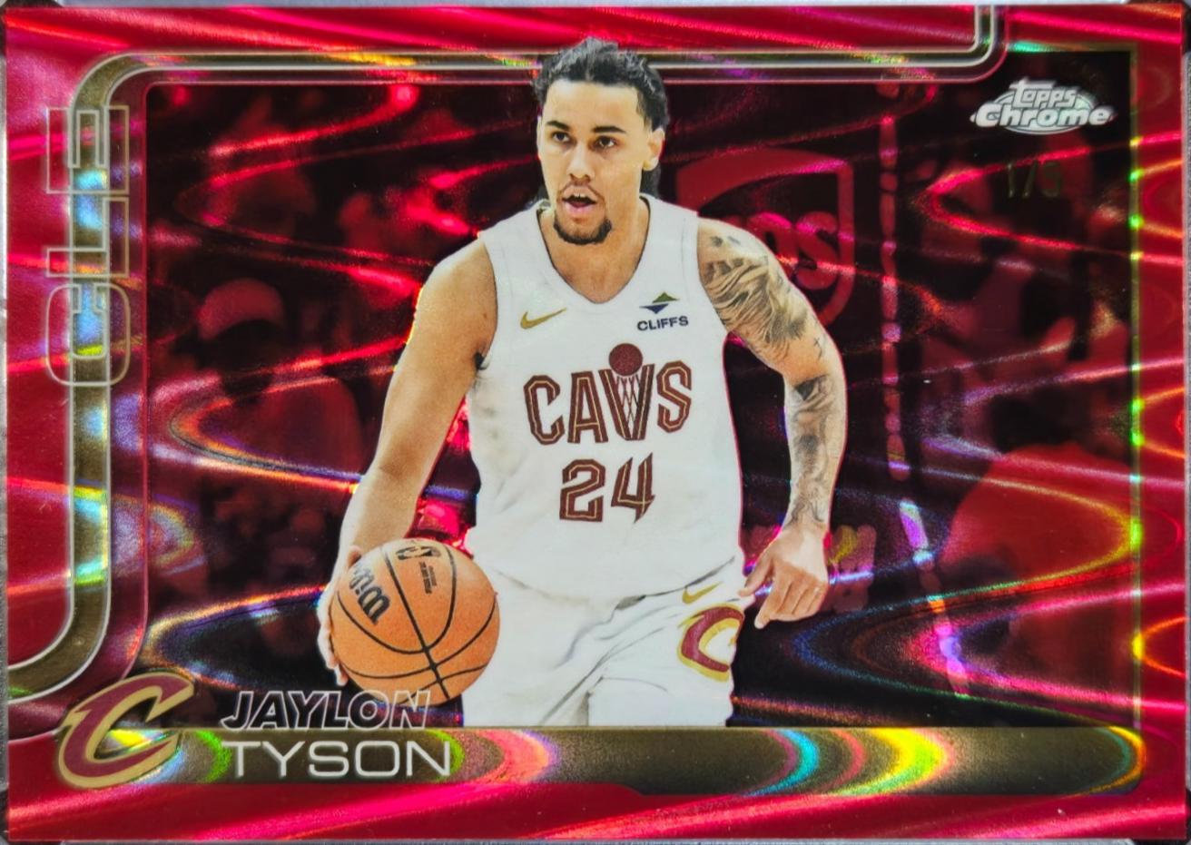 Jaylon Tyson [RayWave Red Refractor] #50