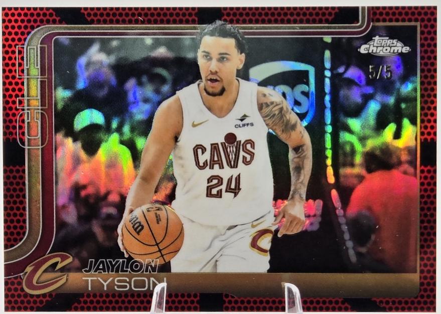 Jaylon Tyson [Red Basketball Refractor] #50