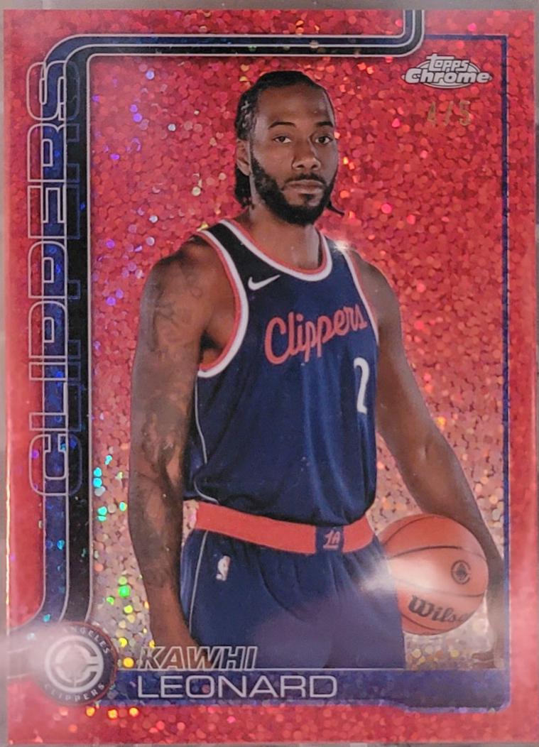 Kawhi Leonard [Red Geometric Refractor] #44