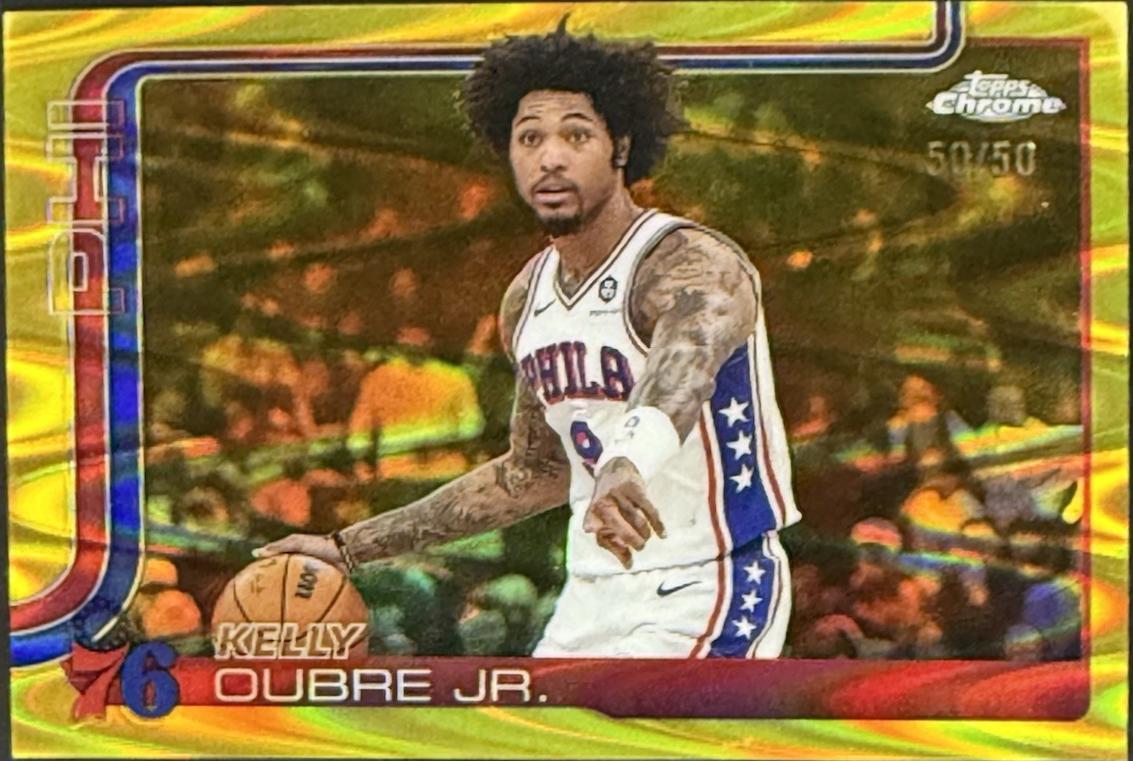 Kelly Oubre Jr. [RayWave Gold Refractor] #114