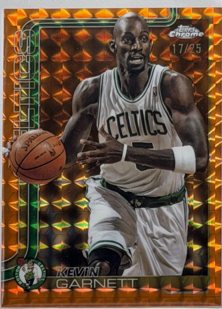 Kevin Garnett [Orange Geometric Refractor] #247