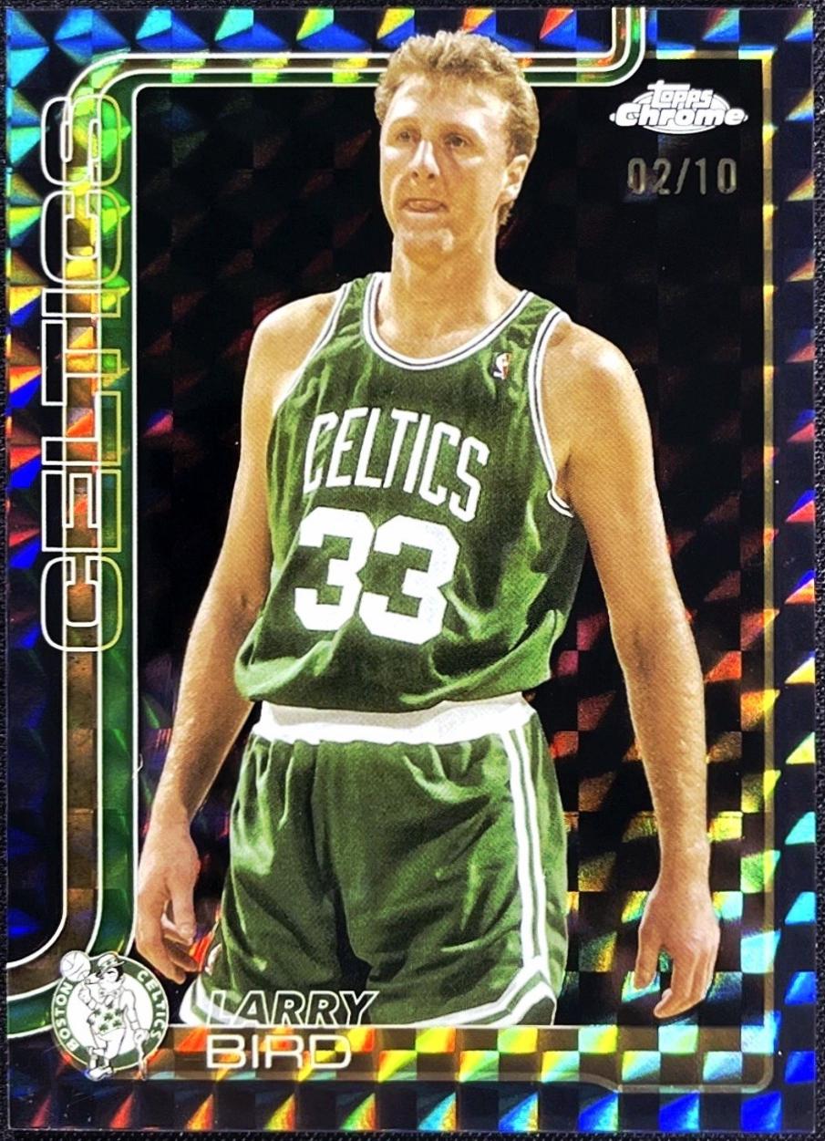 Larry Bird [Black Geometric Refractor] #243