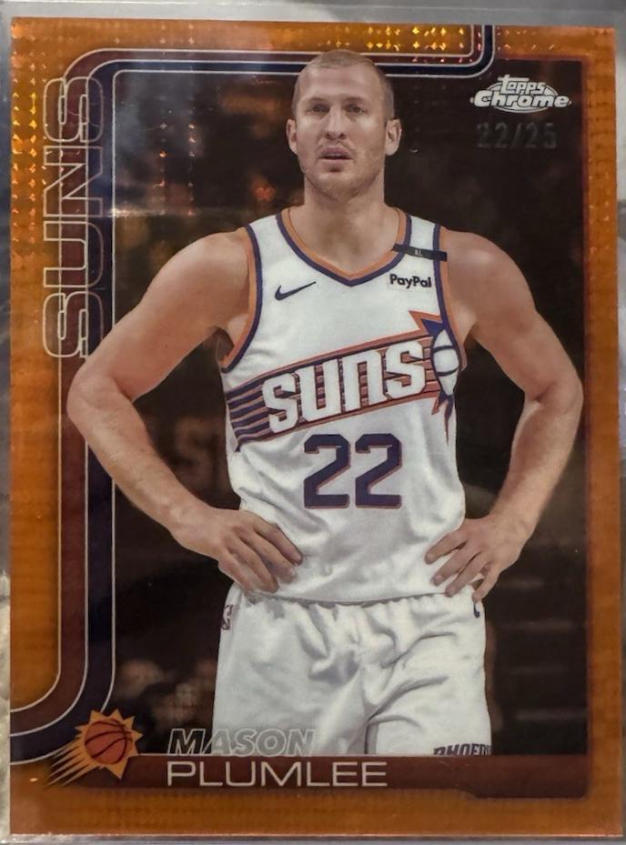 Mason Plumlee [Pulsar Orange Refractor] #106