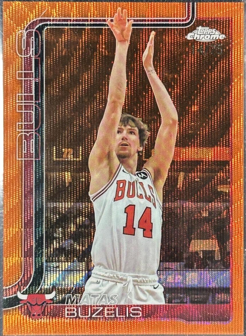 Matas Buzelis [Orange Wave Refractor] #231