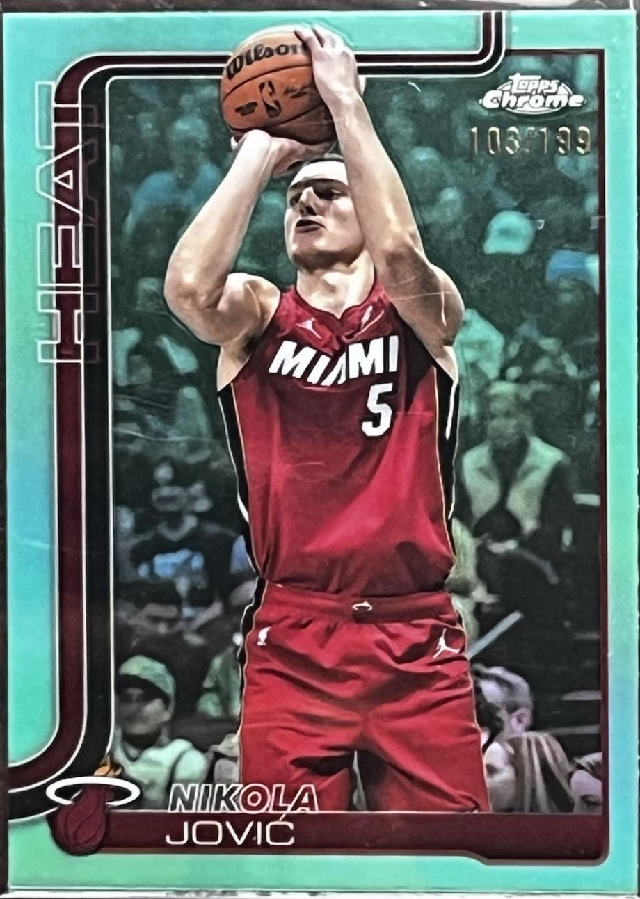 Nikola Jovic [Aqua Basketball Refractor] #172