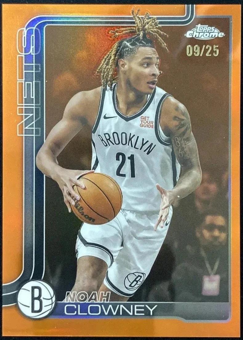 Noah Clowney [Orange Basketball Refractor] #23