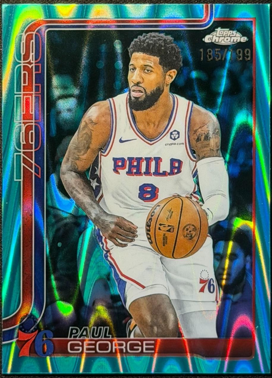 Paul George [RayWave Aqua Refractor] #171