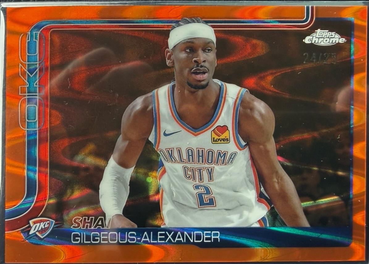 Shai Gilgeous-Alexander [Orange Wave Refractor] #141