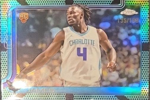 Sion James [Aqua Basketball Refractor] #283