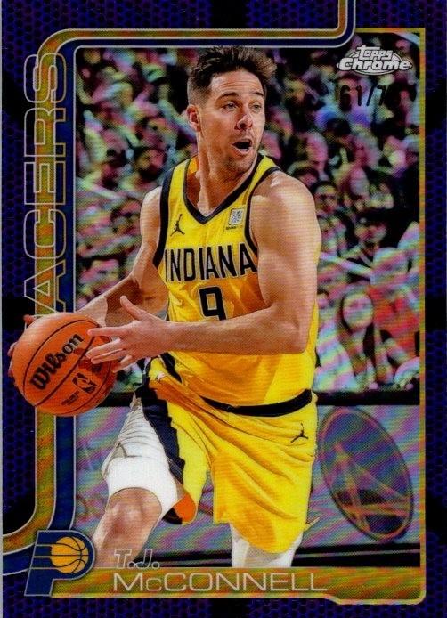 T.J. McConnell [Purple Basketball Refractor] #11