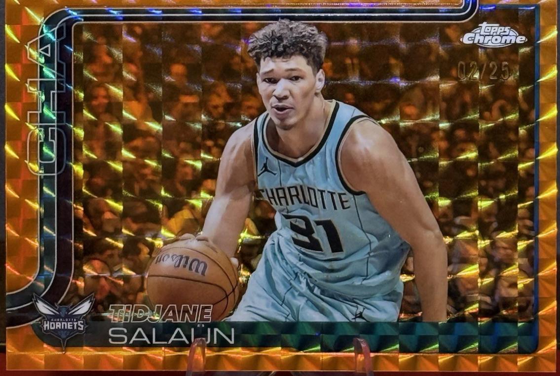 Tidjane Salaun [Orange Geometric Refractor] #8