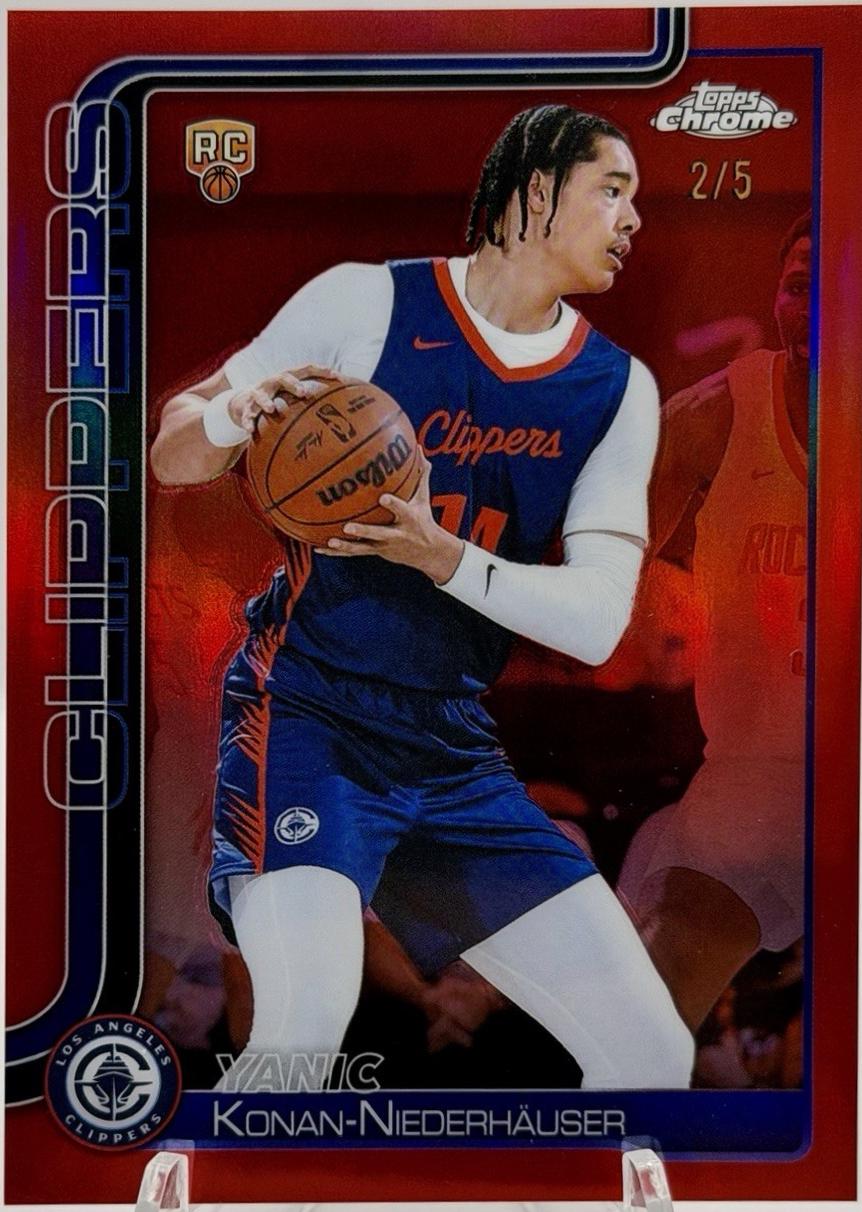 Yanic Konan-Niederhauser [Red Basketball Refractor] #280