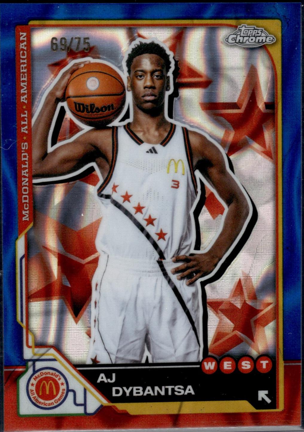 AJ Dybantsa [Blue Lava Refractor] #7