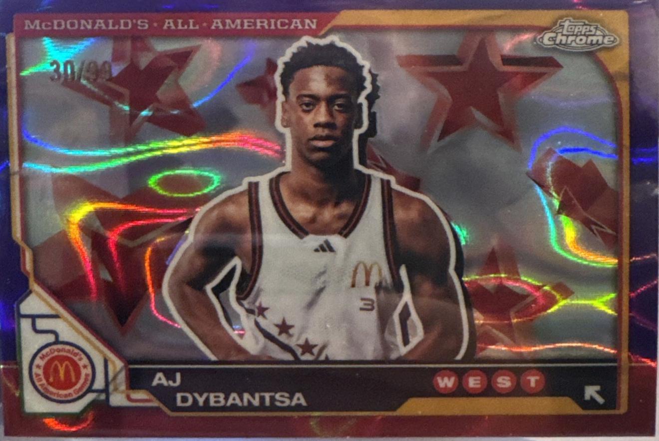 AJ Dybantsa [Purple RayWave Refractor] #45