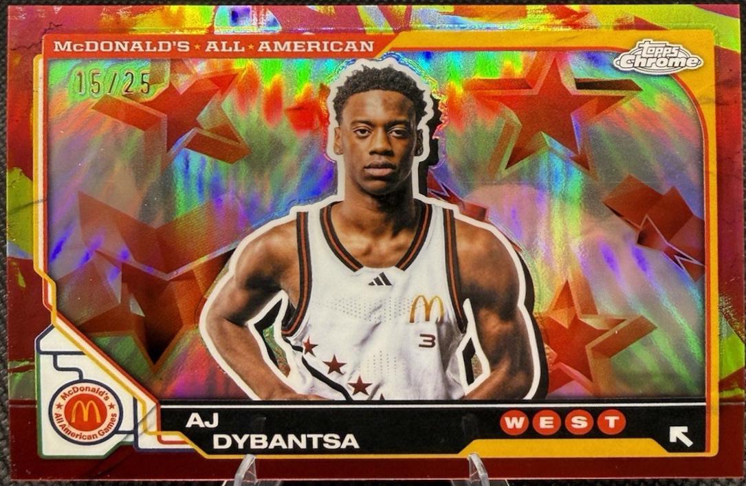 AJ Dybantsa [Tie-Dye Refractor] #45