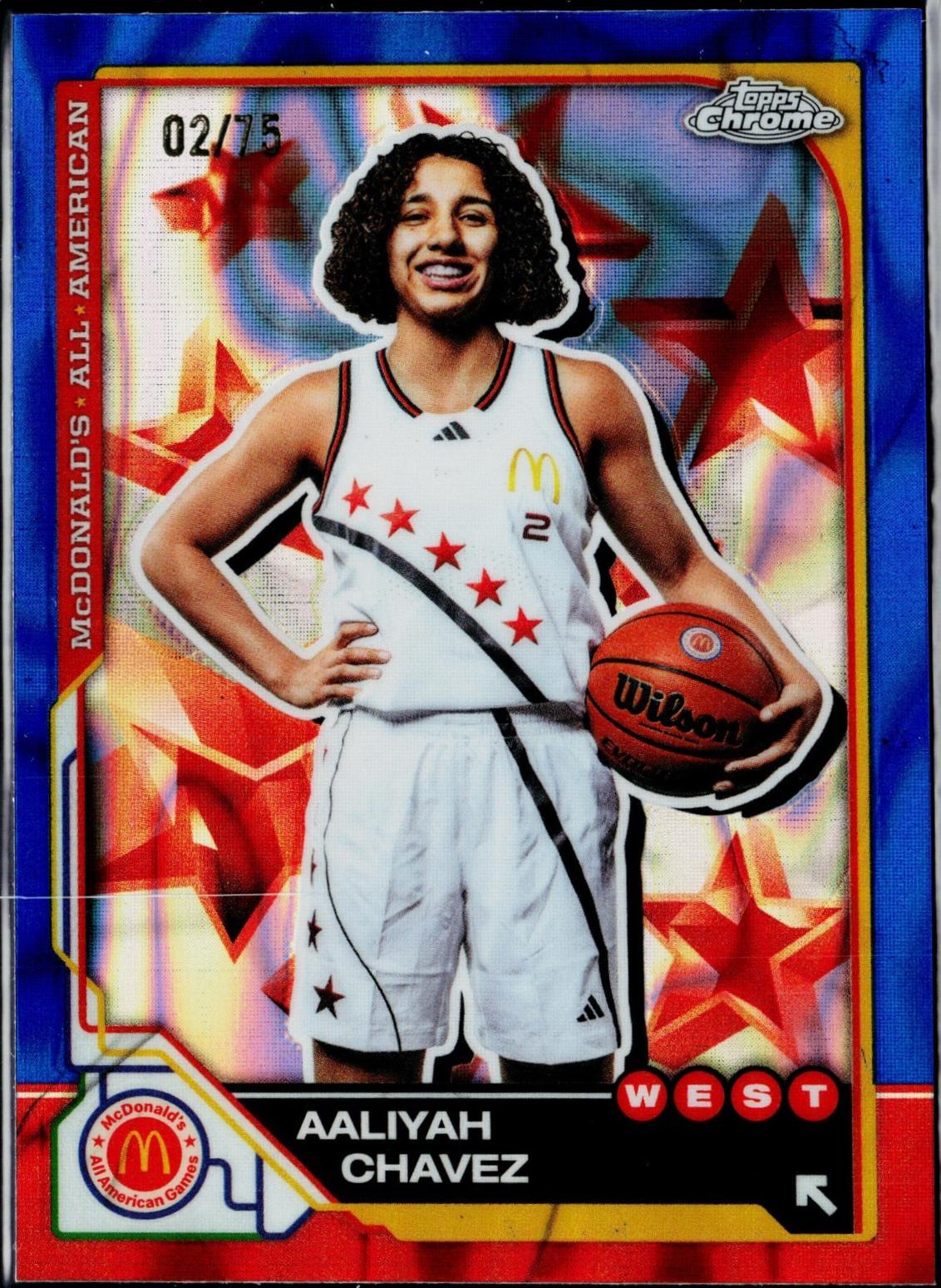 Aaliyah Chavez [Blue Lava Refractor] #28