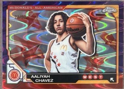 Aaliyah Chavez [Purple Lava Refractor] #66