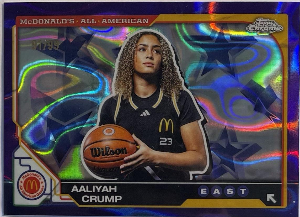 Aaliyah Crump [Purple Lava Refractor] #54