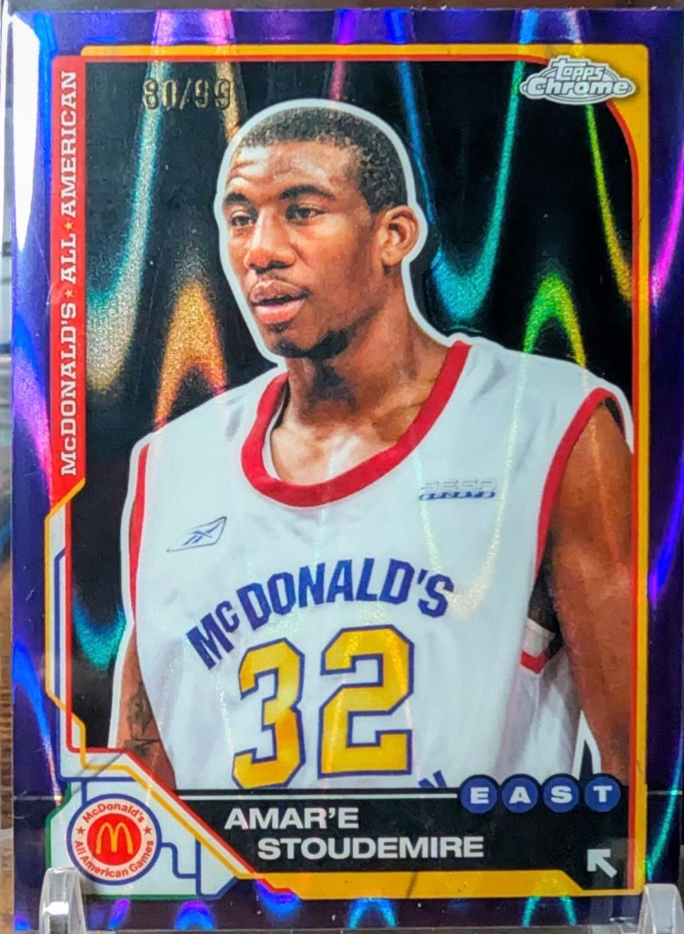 Amar'e Stoudemire [Purple RayWave Refractor] #82
