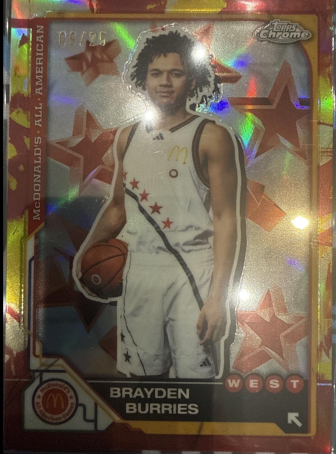 Brayden Burries [Tie-Dye Refractor] #8